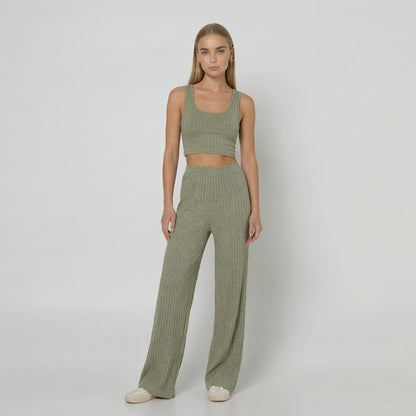 The Soft Rib Lounge Set